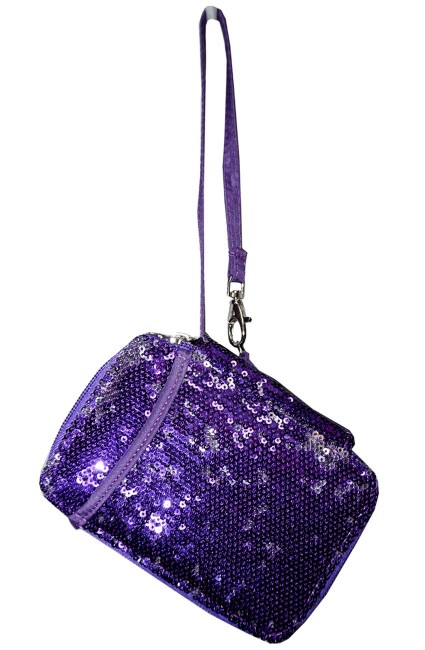 Sequin Wallet-SQC501/PURPLE